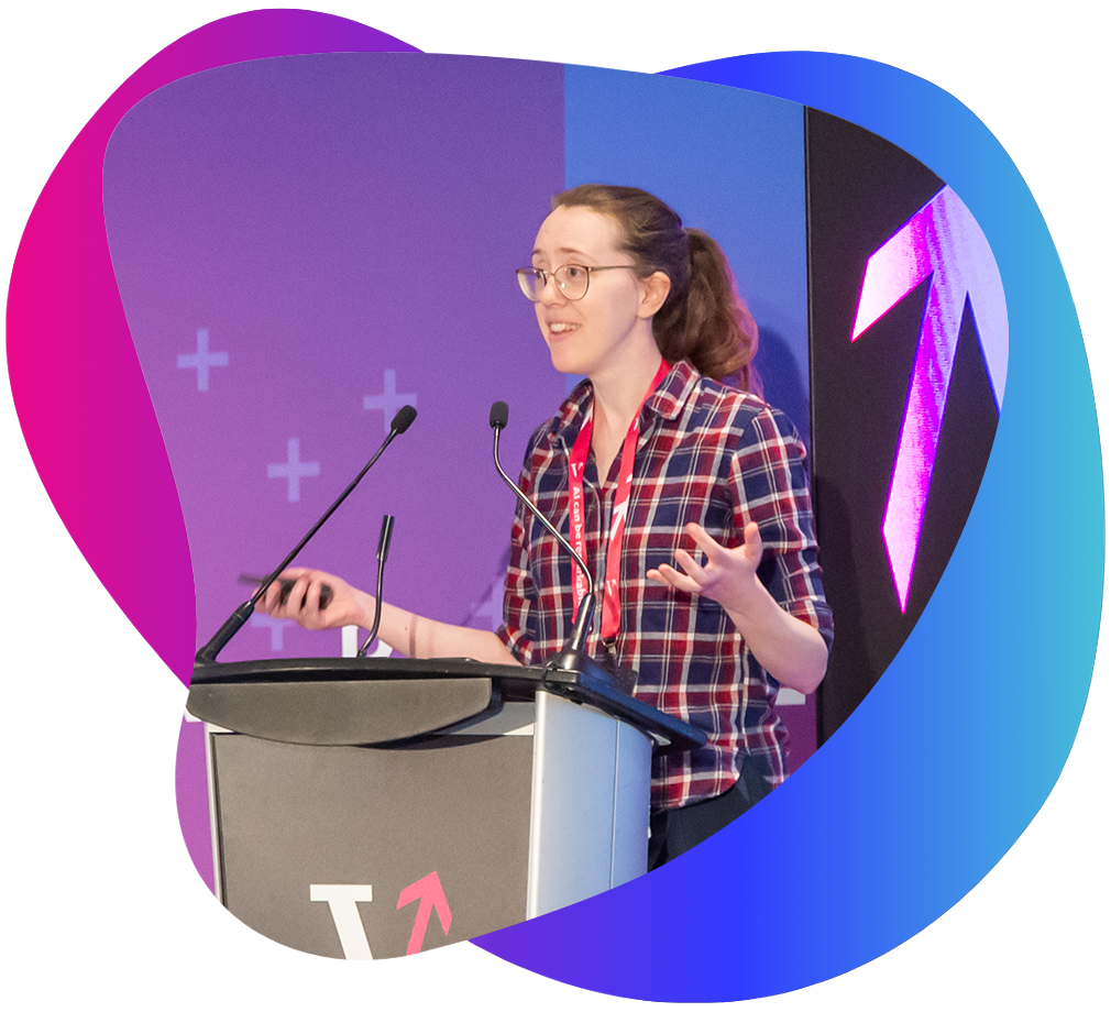 Kelsey Allen presenting at Remarkable 2025