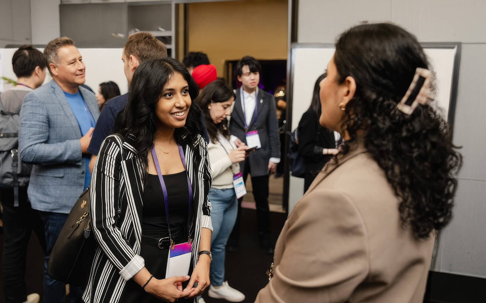Young professionals at AI Conference